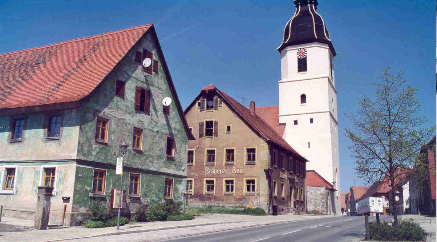 Bavarian village centre near Neuendettelsau